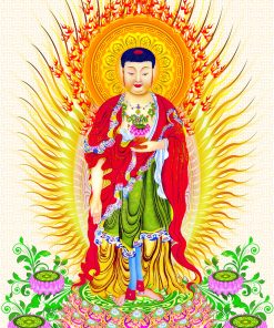 Tranh Phật A Di Đà Phật Kích Thước A3 - Formex 5ly - In Theo Yêu Cầu(Tranh Canvas, Tranh Thẻ, Tranh Khung…) BC3
