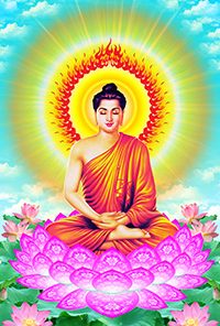 Tranh Phật Bổn Sư Thích Ca Mâu Ni Phật Kích Thước A3 - Formex 5ly - In Theo Yêu Cầu(Tranh Canvas, Tranh Thẻ, Tranh Khung…) BC8