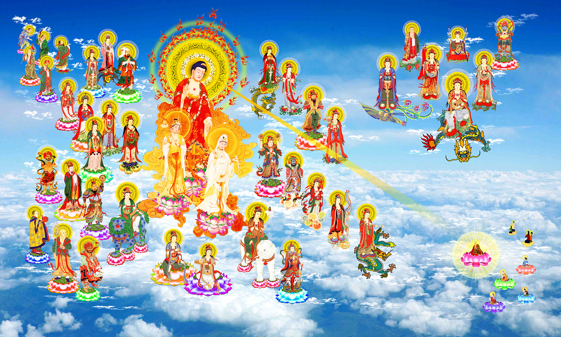 Tranh Phật Tây Phương Tiếp Dẫn Kích Thước A3 - Formex 5ly - In Theo Yêu Cầu(Tranh Canvas, Tranh Thẻ, Tranh Khung…) BC31 Tranh Phật Tây Phương Tiếp Dẫn Kích Thước A3 - Formex 5ly - In Theo Yêu Cầu(Tranh Canvas, Tranh Thẻ, Tranh Khung…) BC31