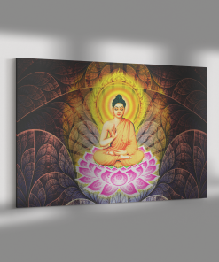 Tranh Phật Thích Ca Mâu Ni Phật Tranh Canvas 30x40cm Tranh Treo Tường
