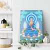 Tranh Dược Sư Lưu Ly Quang Vương Phật Tranh Canvas 30x40cm